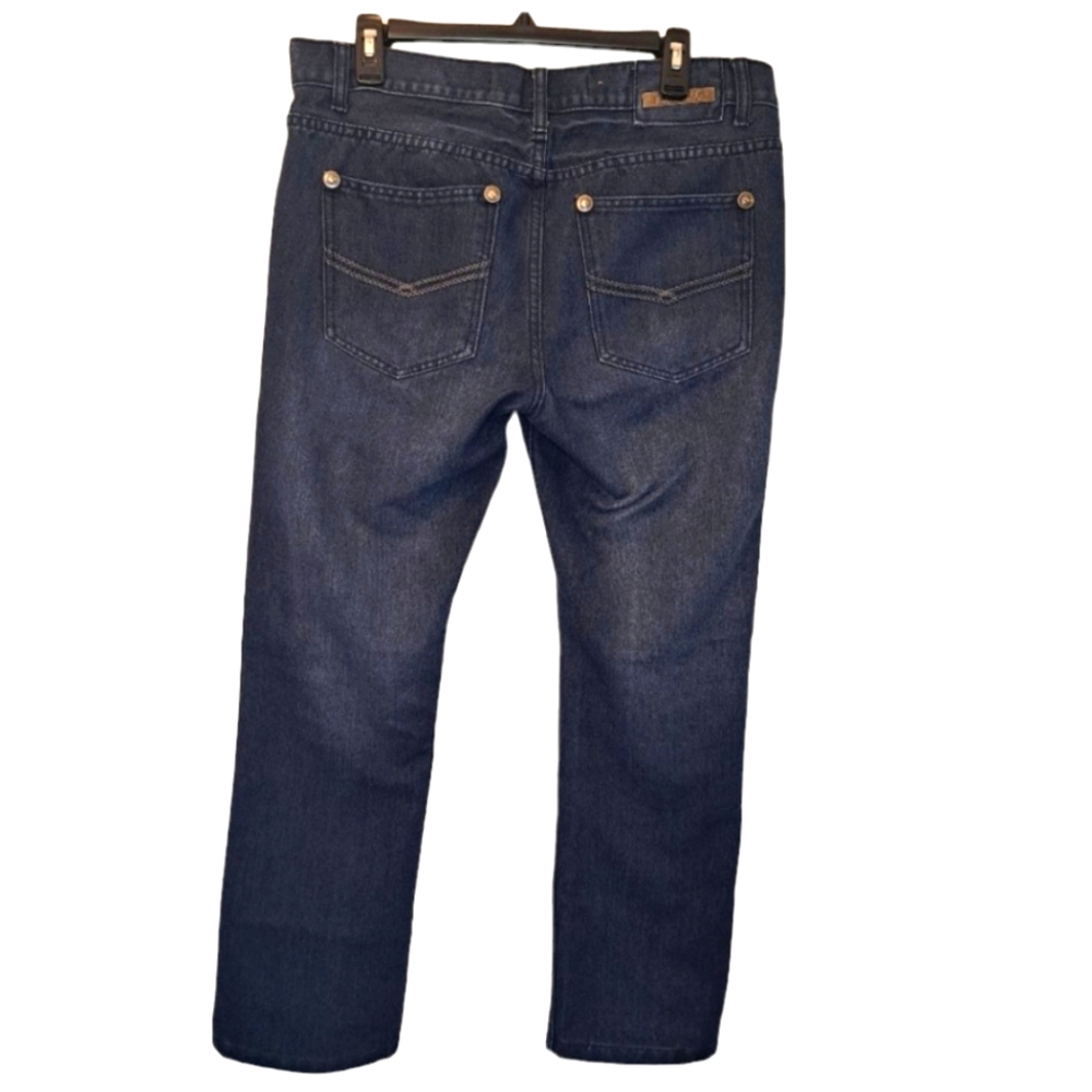 Blue Rag Dark Wash Jeans Size 34/32 - Picture 2 of 7